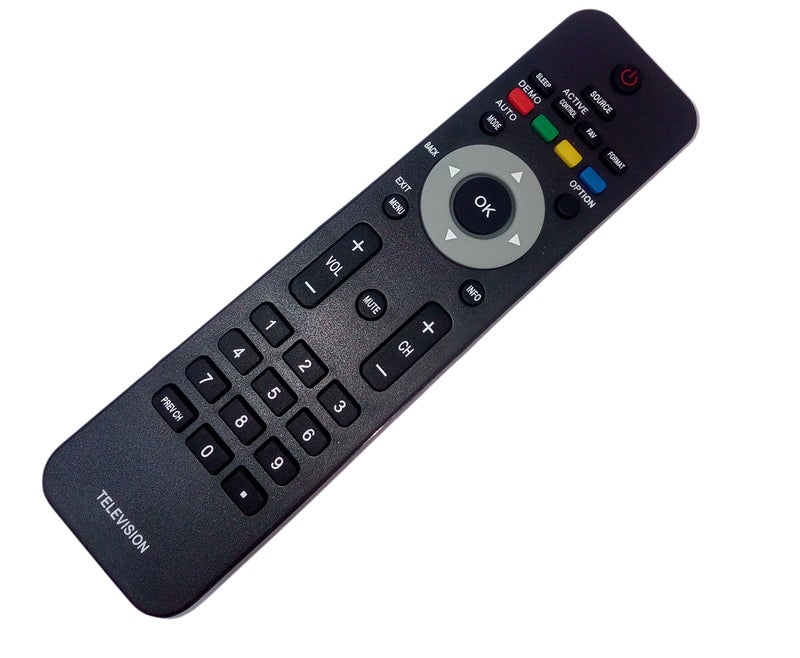 JustFine Replaced Remote Control Compatible for Philips 19MF337B27E 32PFL5322D/37 37PFL5332D/37B 42PFL7332D 47MF437B37B 52PFL7422D37B 47PFL5432D37B 42PFL7603D27 TV - Image 1